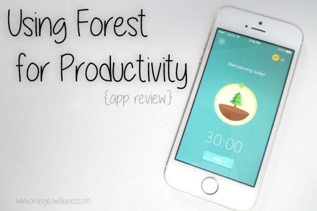forest iPhone app review