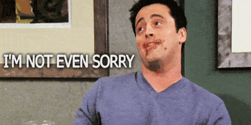 joey friends not sorry